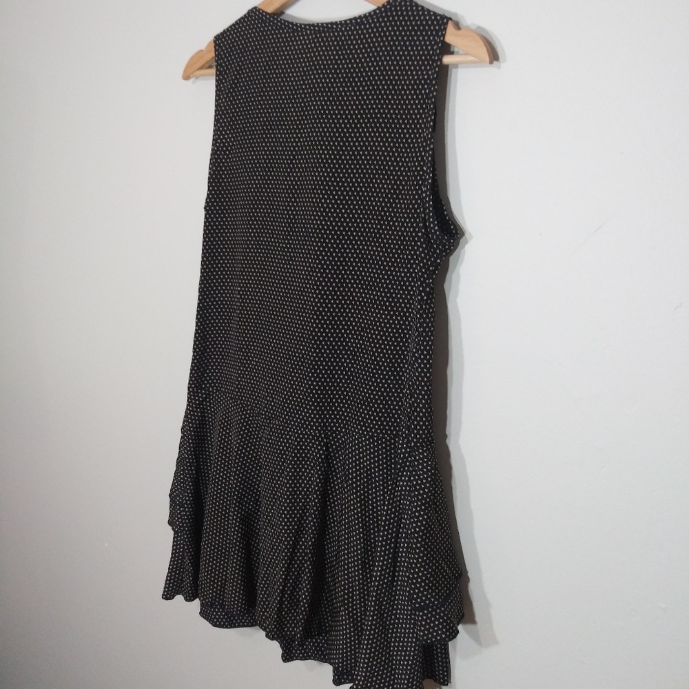 Needle & Thread Ruffle Dress Triangle Pattern Size Small - Picture 7 of 9